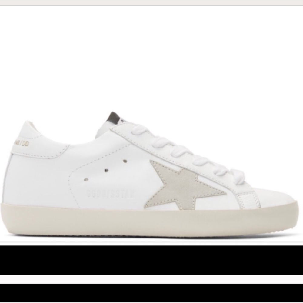 Golden goose deluxe brand superstar gray & white